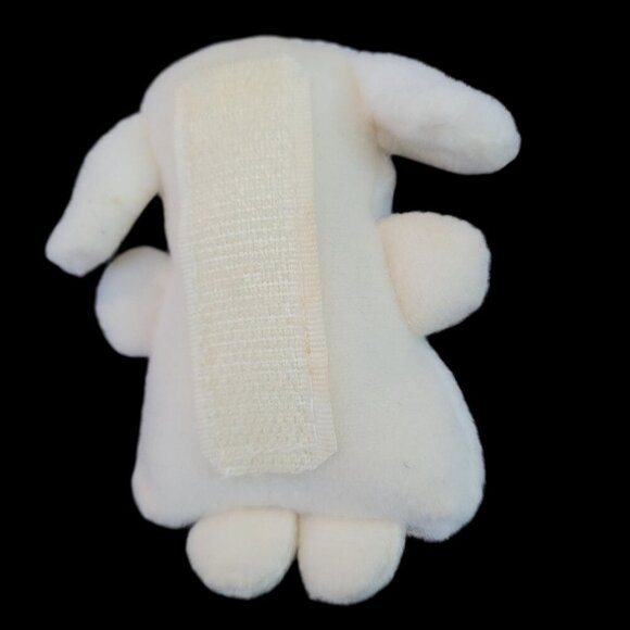 FIESTA Plush Lamb Growth Chart "I'll Grow With Jesus" Embroidery Cream & Purple - Picture 8 of 10